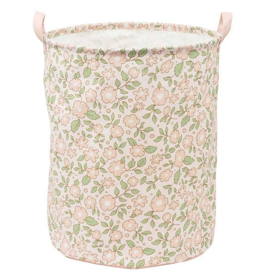 A Little Lovely Company Storage basket/Toy basket for children's room - Blossoms Pink