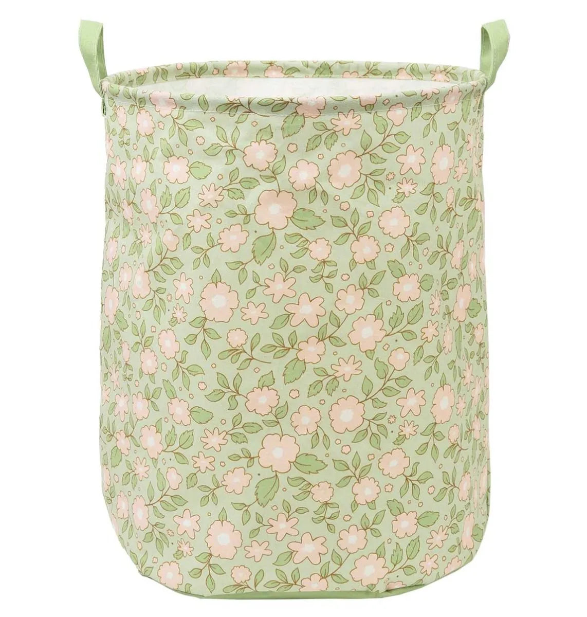 A Little Lovely Company Storage basket/Toy basket for children's room - Blossoms Sage