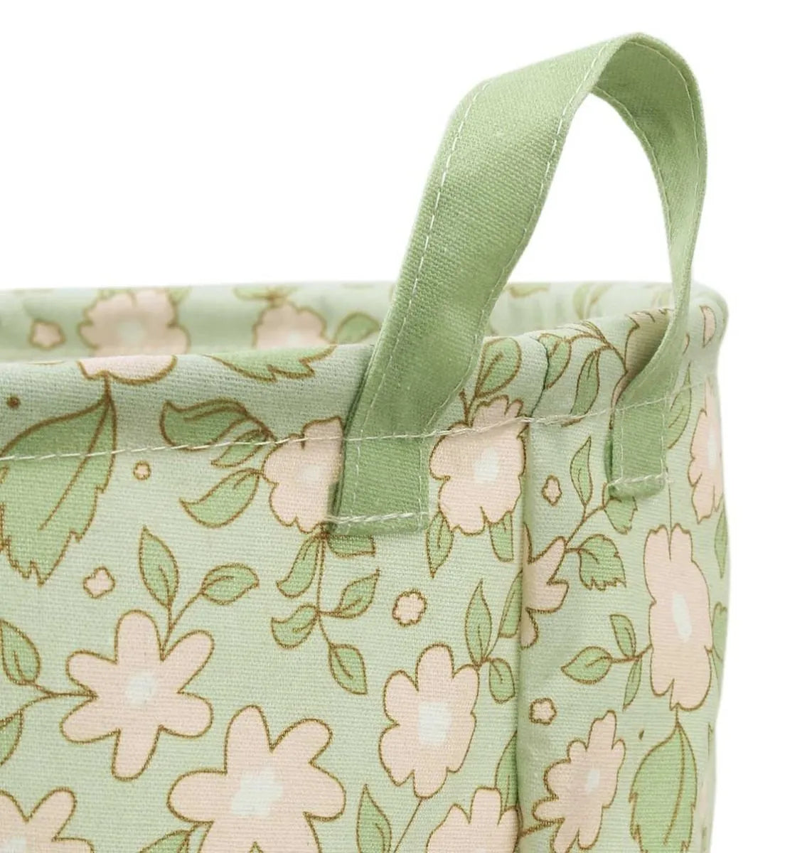 A Little Lovely Company Storage basket/Toy basket for children's room - Blossoms Sage