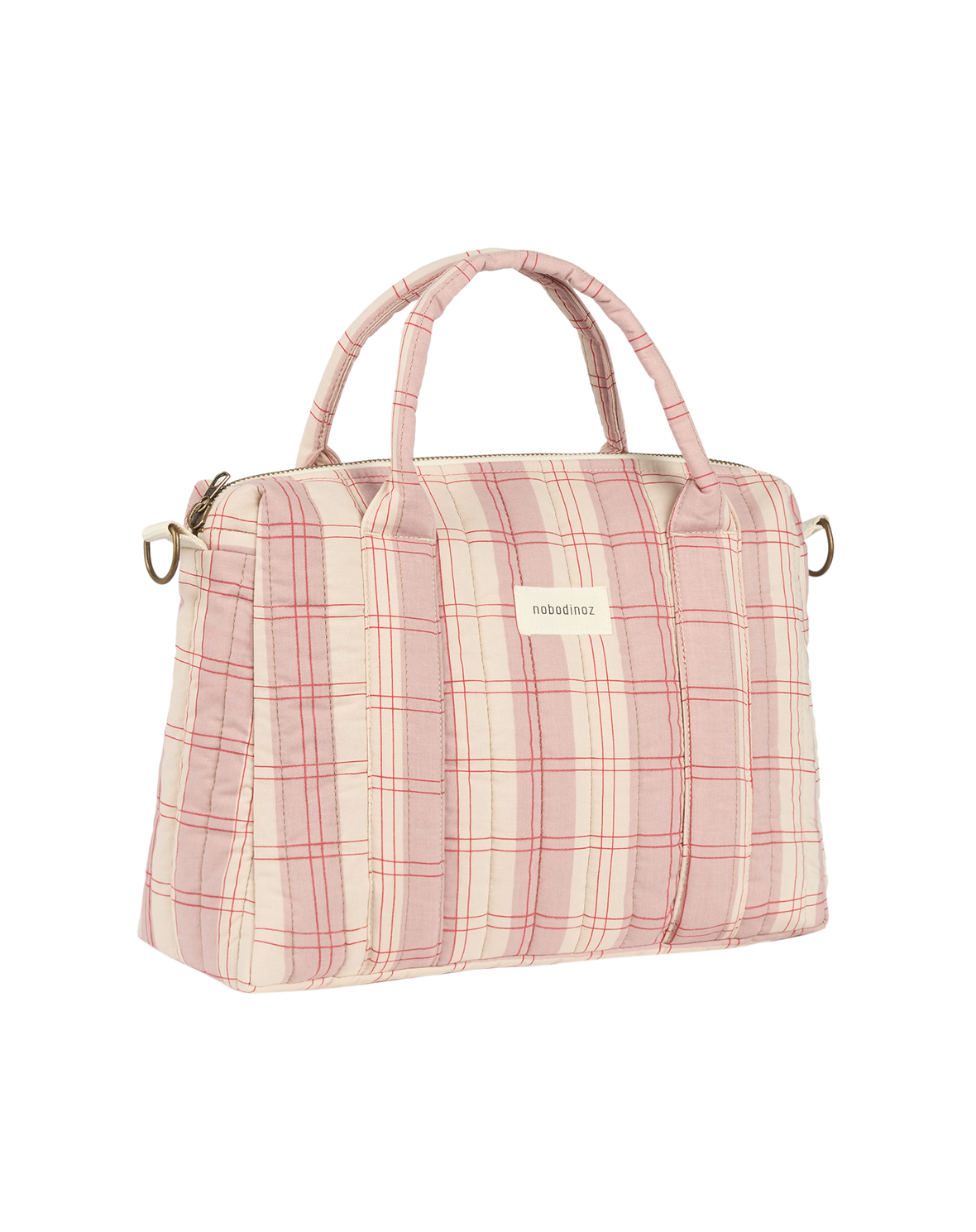 Sac poussette Nobodinoz Lin français 50x40x18cm - Bleu vert