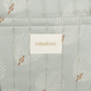 Nobodinoz Stories Weekendtas 45x30x30cm - White Gatsby Antique Green