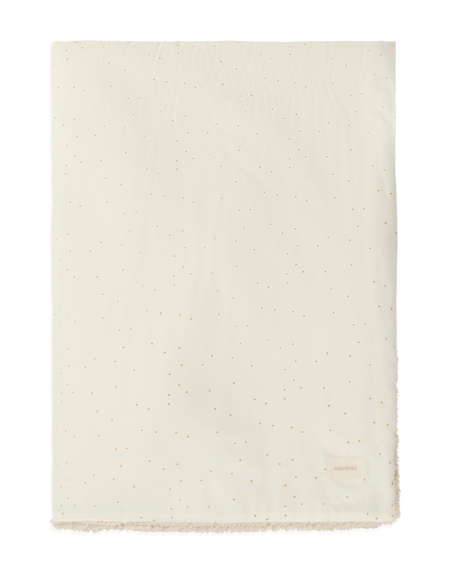 Nobodinoz Stories Couverture d'hiver 100x140cm - Honey Sweet Dots Naturel