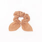 Mrs Ertha Scrunchies met strik - Blush