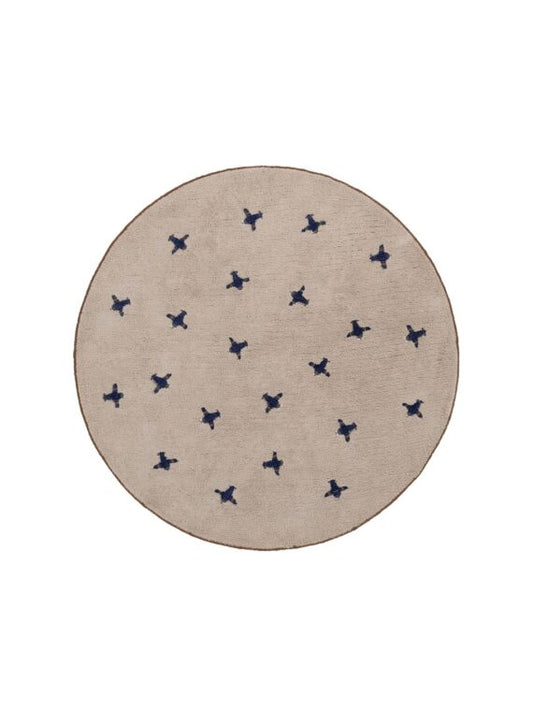 Tapis Petit Vloerkleed Jort Ø130cm - Beige