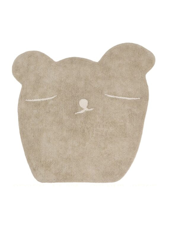 Tapis Petit Vloerkleed Ted & Tone Teddy 120x130cm - Bruin