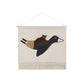 Tapis Petit Wandkleed Birdie 70x50cm - Beige
