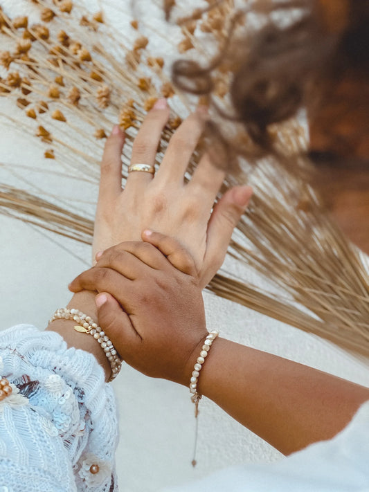 Ensemble de bracelets Mme Ertha - Collection Me &amp; Mom - Dark Shell