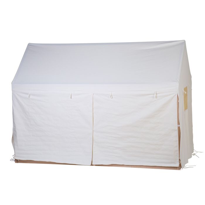 Childhome Tentbed cover - Bedframe huis - 90x200cm - 210x100x150cm - Wit