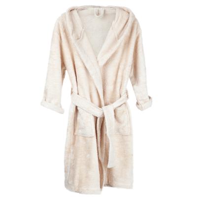 Timboo Children's bathrobe - 8-10 years - Frosted Almond