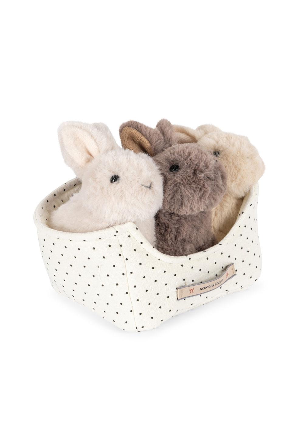 Konges Sløjd Madeleine Puppy - Avec Basket and Chew Toy - Fiola