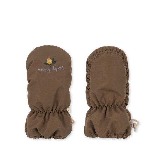 Konges Sløjd Nohr Baby Snow Wives - Snow Gloves Without Thumb - Walnut