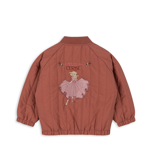 Konges Sløjd Juno Frill Thermojas/Bomber Jas - Canyon Rose