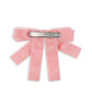 Konges Sløjd Velvet Bow Haarclips - Set van 2 stuks - Peony Pink