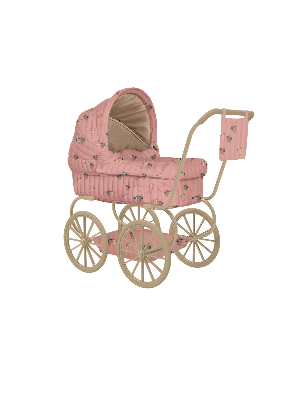 Konges Sløjd Minnie Poppagen/Puppenwagen - faltbar - Cherry Blush