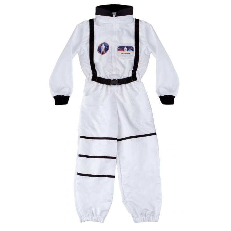 Great Pretenders Verkleedkledij Astronaut Jumpsuit - 110-116cm - 5-6 jaar - Wit