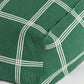 Nobodinoz Vibes zitzak - 74x40x60cm - Green White Windowpane