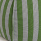 Nobodinoz Vibes zitzak - Ø70xH30cm - Green Blue Stripes