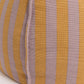 Nobodinoz Vibes zitzak - Ø70xH30cm - Lilac Yellow Stripes