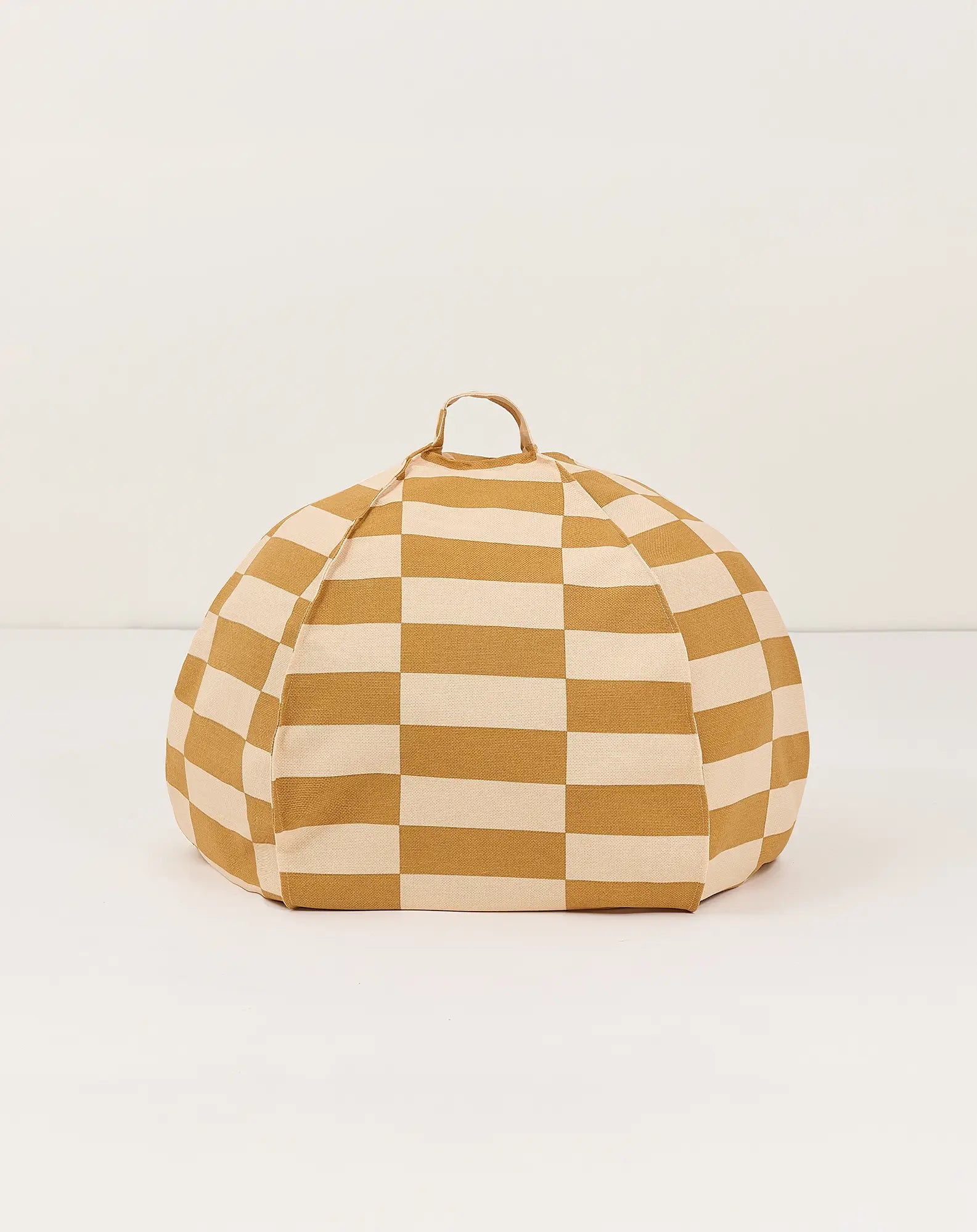 Nobodinoz Pouf Chelsea Velours Farniente Jaune