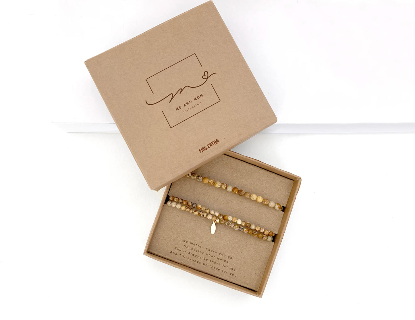 Ensemble de bracelets Mme Ertha - Collection Moi et Maman - Picture Jasper