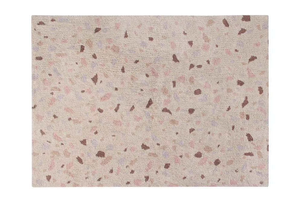 Lorena Canals Washable cotton rug - Terrazzo Moonstone - 140x200cm