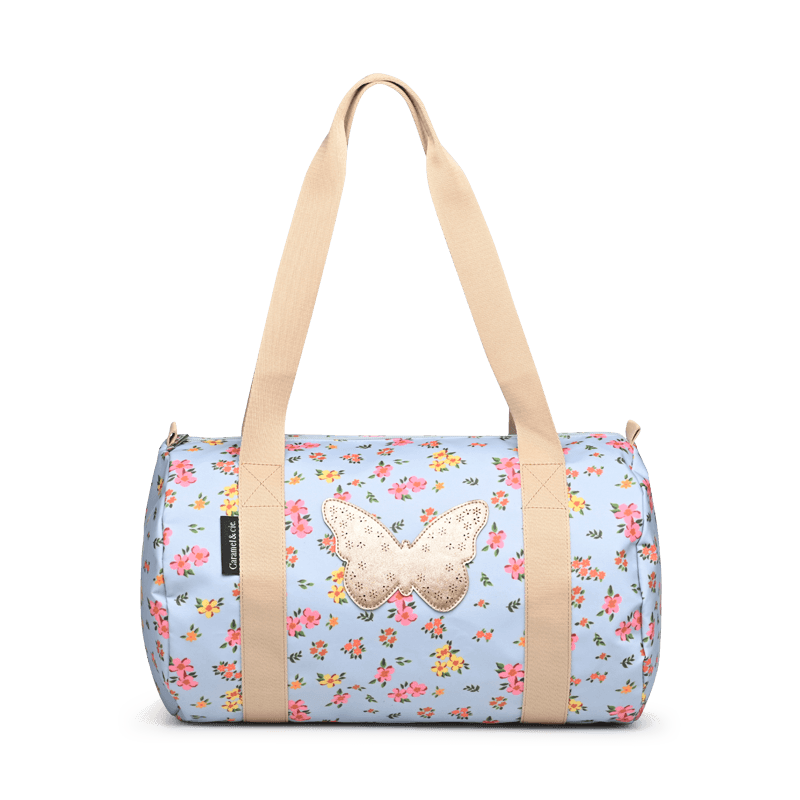 Caramel &amp; Cie Sac week-end/Sac polochon Liberty - Bleu