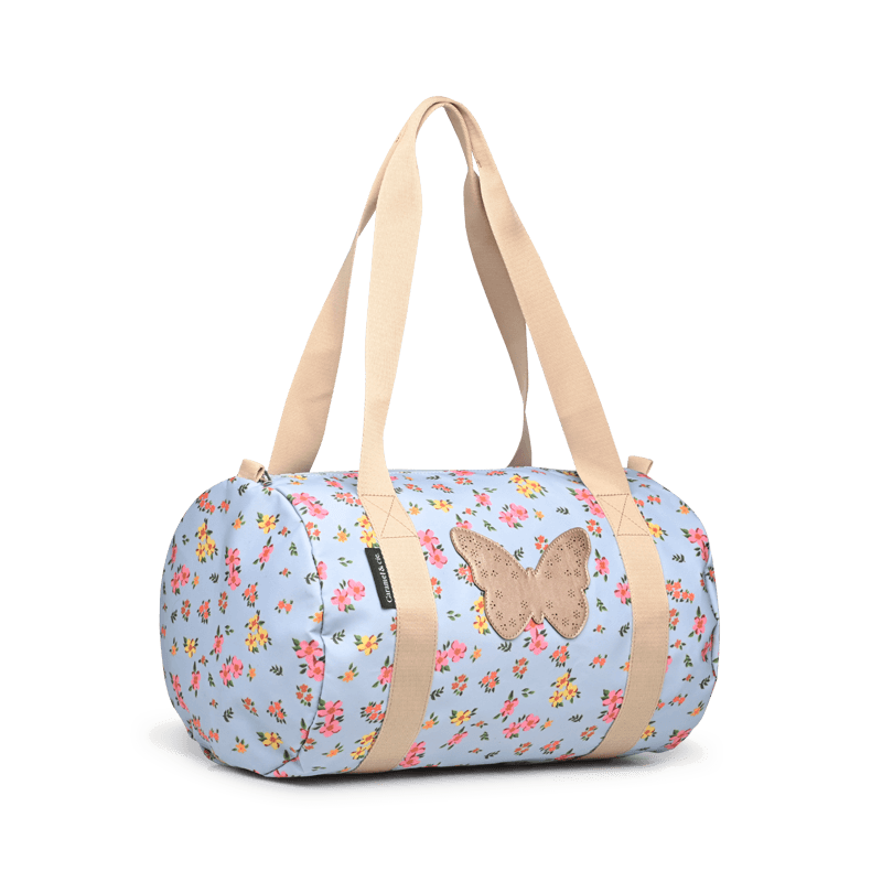 Caramel &amp; Cie Sac week-end/Sac polochon Liberty - Bleu