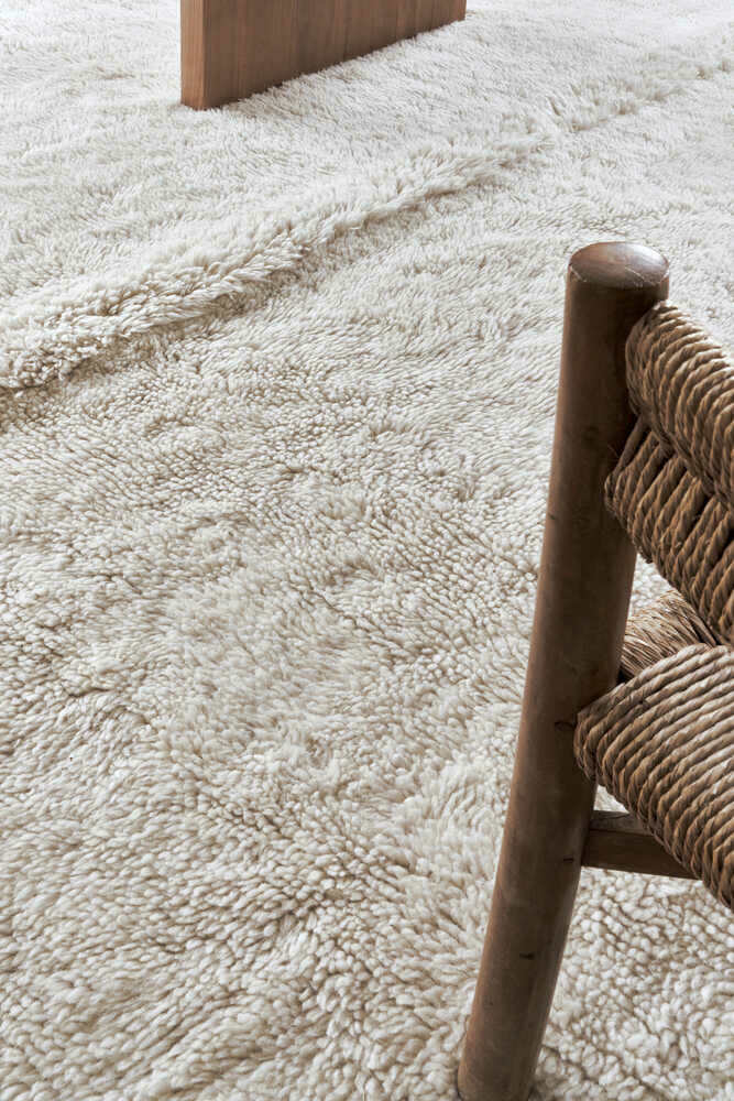 Lorena Canals Washable wool rug - Tundra Sheep White S - 80x140cm