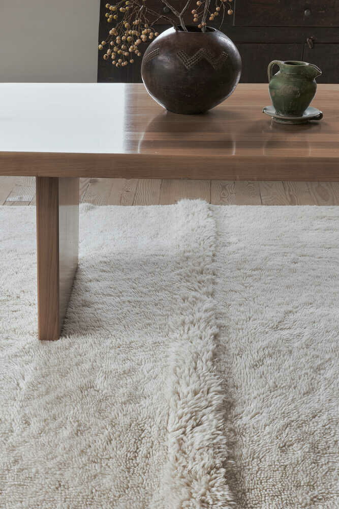 Lorena Canals Washable wool rug - Tundra Sheep White S - 80x140cm