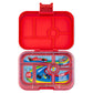 Yumbox Original Bentobox 6 vakken - 22x15x5cm - Roar Red/Race Cars Tray