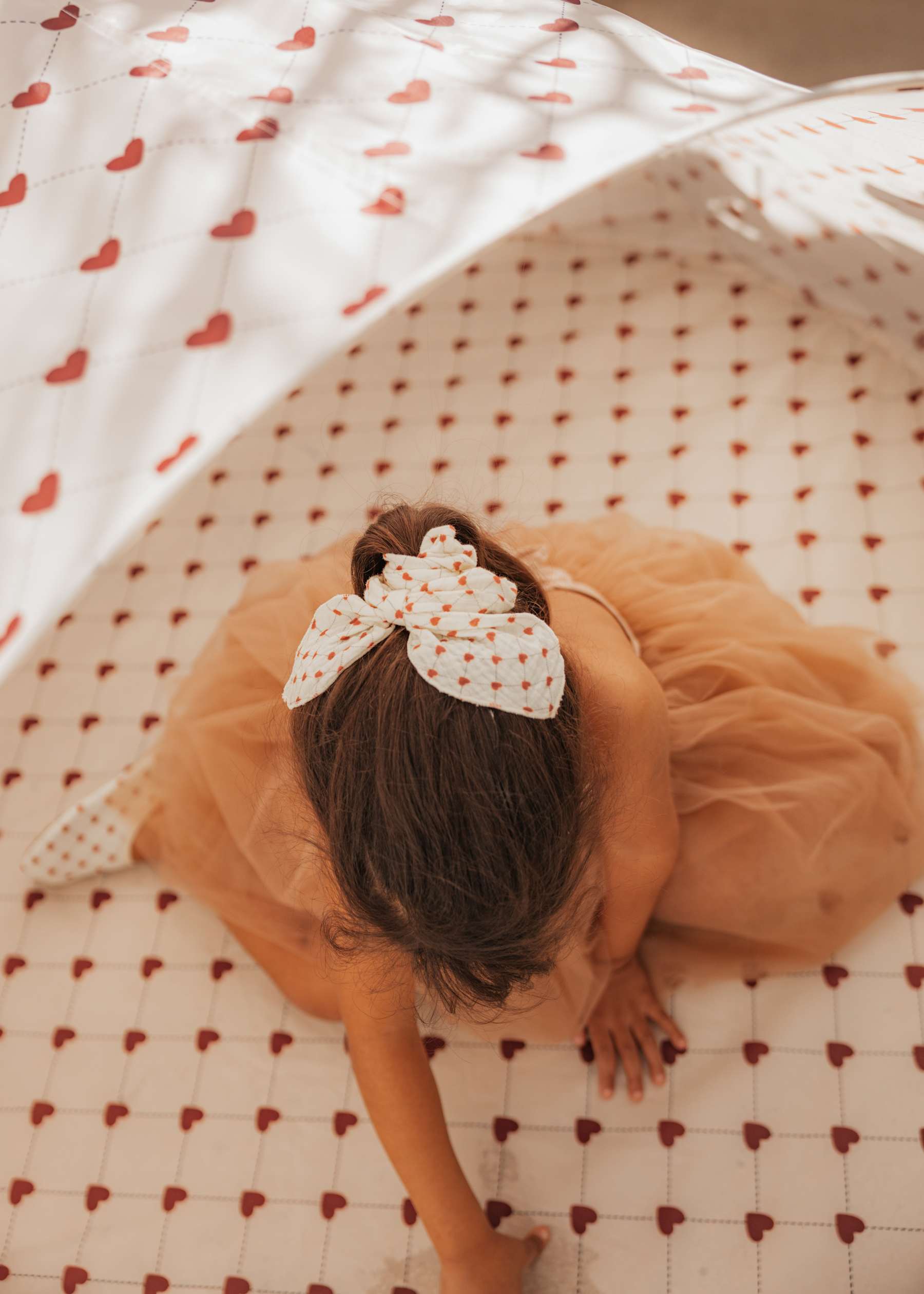 Barrette à cheveux Mrs Ertha Fable avec nœud - Vanille