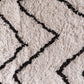 Home &amp; Styling Carpet Zigzag 160x230cm - Carpet - Black / White 