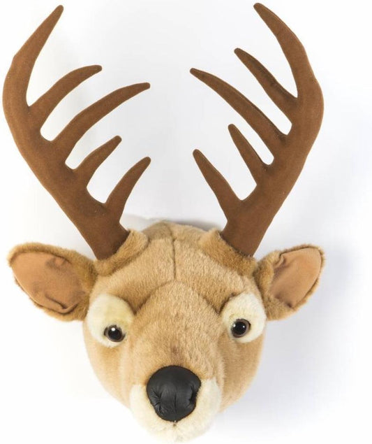 Wild &amp; Soft Billy animal head plush wall decoration - Deer