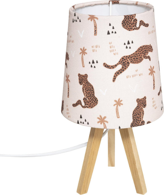 Atmosphera Kids Nachtlamp Panter D13x24cm - Beige/bruin - E14