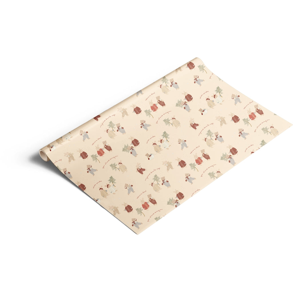 Konges Sløjd Gift wrapping paper / wrapping paper - Jour d'hiver - 10 meters