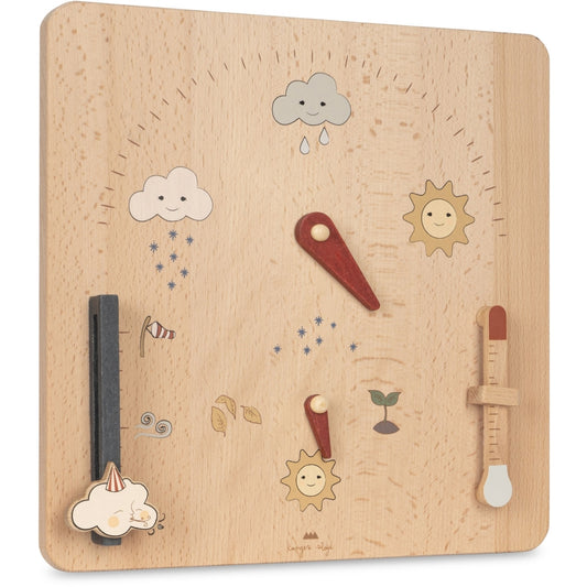 Konges Sløjd wooden weather station - Educational toys - Hangable