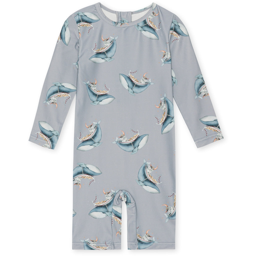 Konges Sløjd Aster onesie playsuit / Zwempak - Whale boat