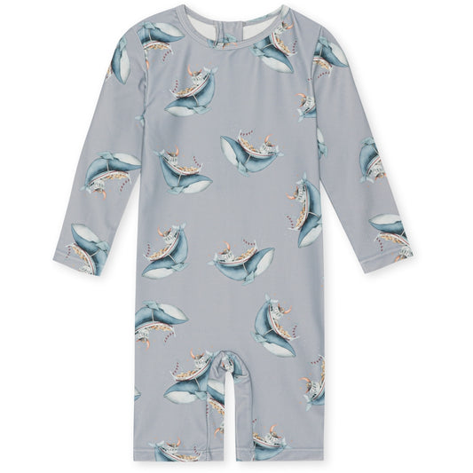 Konges Sløjd Aster onesie playsuit / Swimsuit - Whale boat