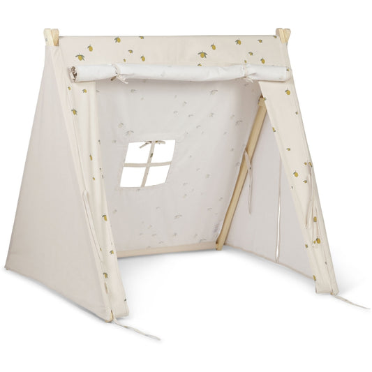 Konges Slojd Meline Play Tent - Lemon - Speeltent - Tent Met Luifel