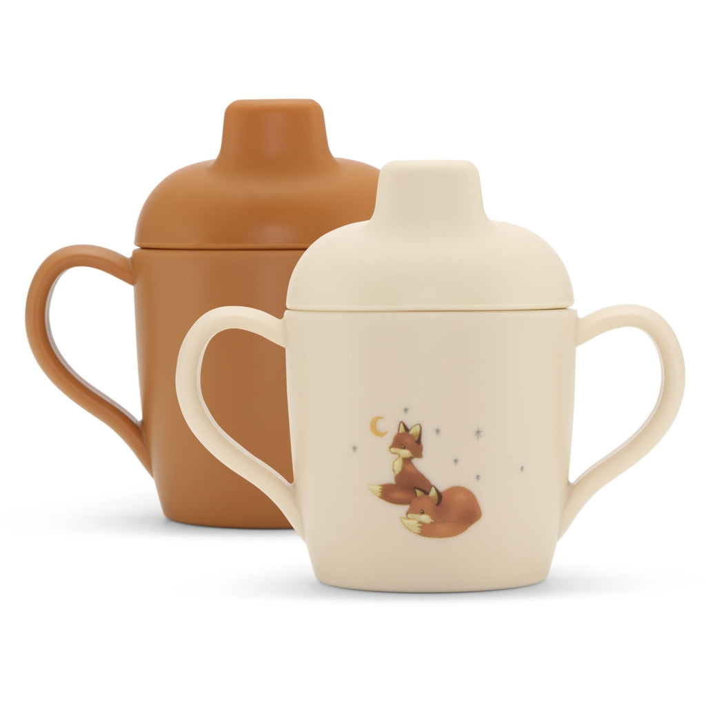 Konges Sløjd 2 pack Sippy Cup - Gobelet - Foxie