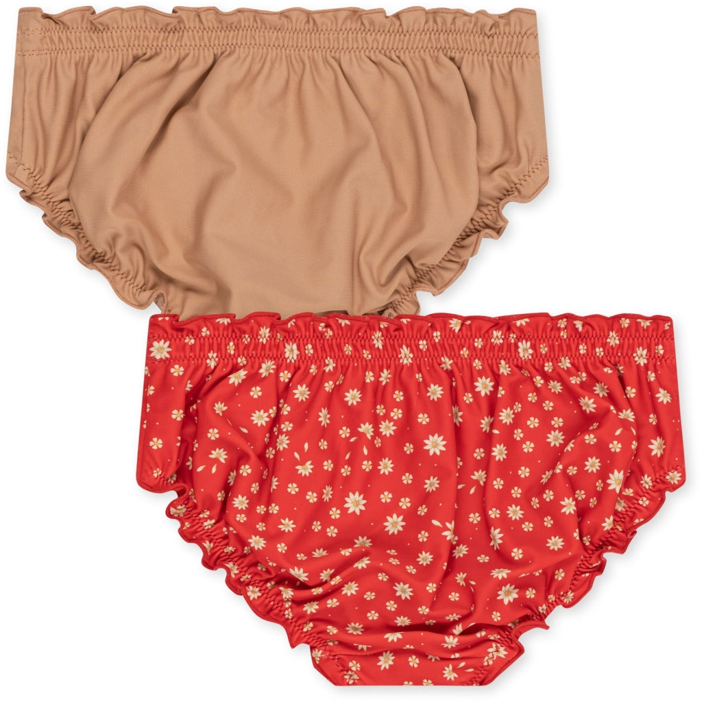 Konges Sløjd Colette 2 pack baby zwembroek / bikinibroek - Loves me not