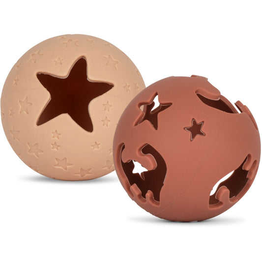 Balles de jeu Konges Sløjd - Rosesand Mix - Lot de 2