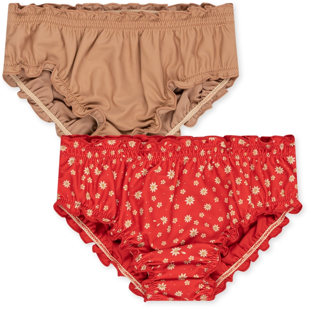 Konges Sløjd Colette 2 pack baby zwembroek / bikinibroek - Loves me not