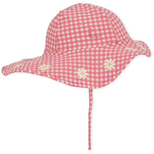 Konges Sløjd Soline Bonnet de bain / Chapeau d'été enfant - Rose du désert