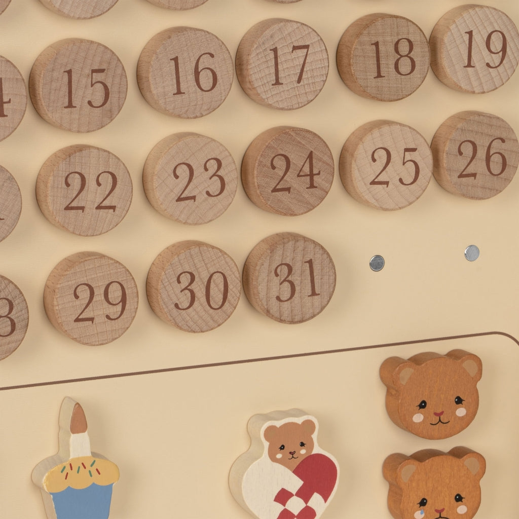 Calendrier Konges Sløjd pour enfants - Calendrier pour enfants - Nature - Calendrier jouet 