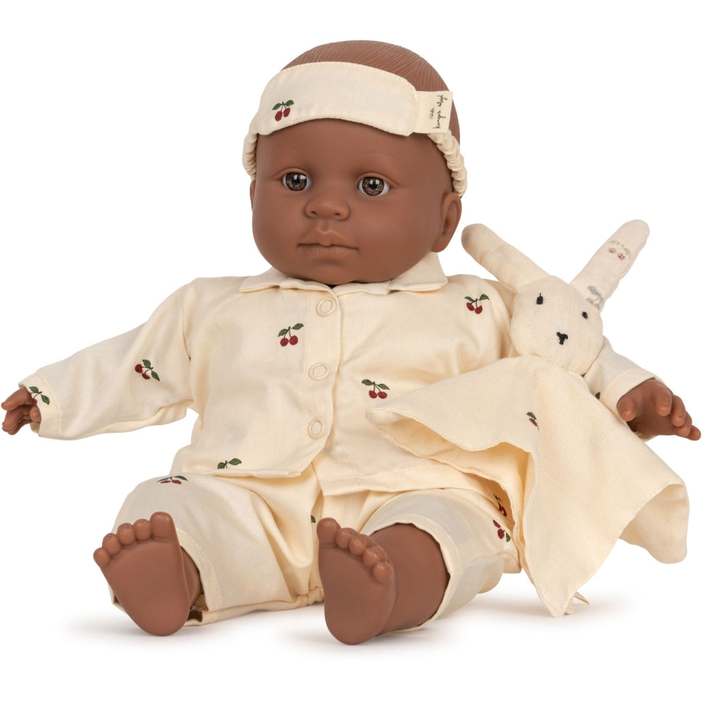 Konges Sløjd Doll clothes pajamas with accessories - Cherry - Doll dress - 35 cm - Clothing set 