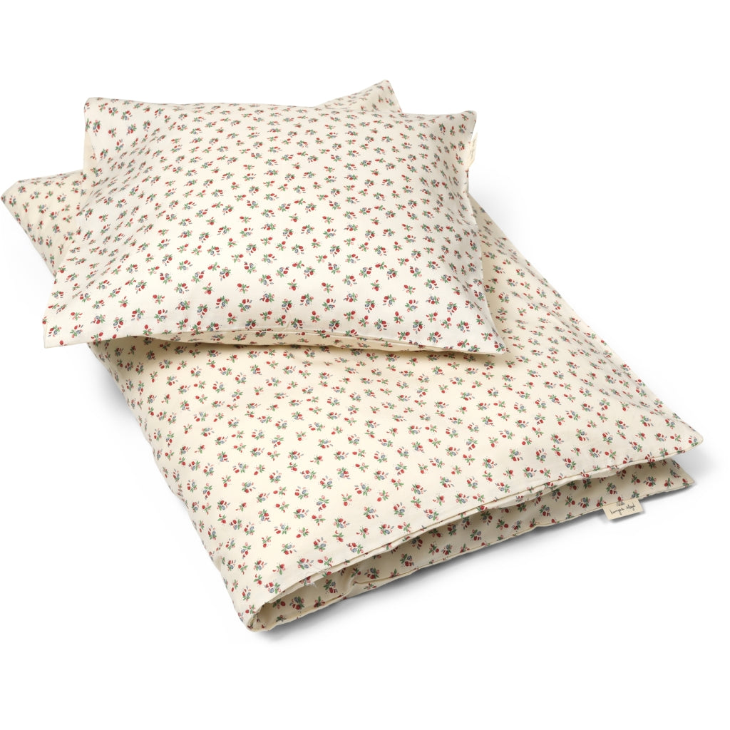 Konges Sløjd Junior Duvet cover with pillowcase 100x140cm - Fleur Tricolore