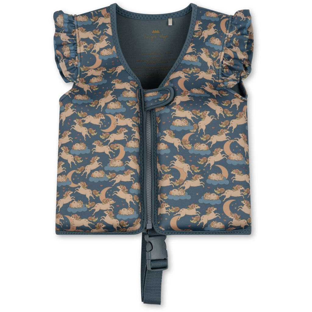 Konges Sløjd Gilet flottant en néoprène/gilet de sauvetage/gilet flottant – Licorne Bleu