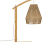Atmopshera Tafellamp Palm natuur - H55 cm - Bamboe - Lamp