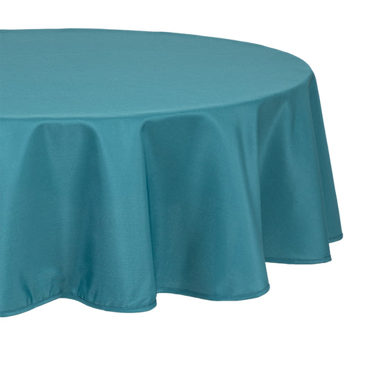 Tablecloth Ducks blue anti-stain - Round - Dia 180 cm - Anti-stain